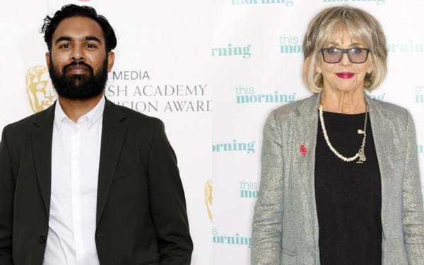 The Prince of Wales, Himesh Patel and Sue Johnston for Macmillan Cancer Support