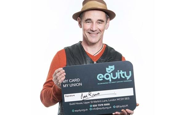 Sir Mark Rylance leads Equity's Benevolent Fund appeal