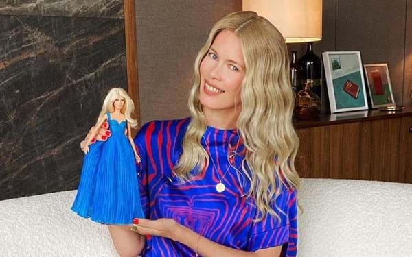 Claudia Schiffer collaborates with Barbie